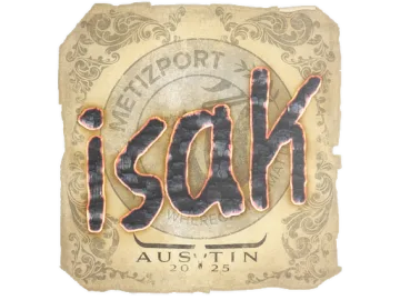 Sticker | isak | Austin 2025