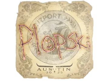 Sticker | Plopski | Austin 2025