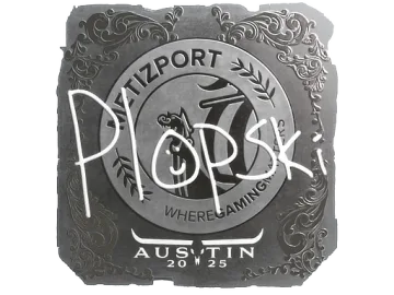 Sticker | Plopski (Foil) | Austin 2025