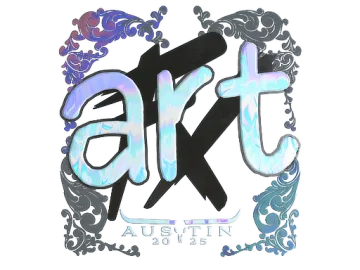 Sticker | arT (Holo) | Austin 2025