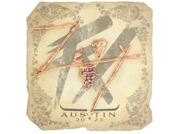 Sticker | zevy | Austin 2025