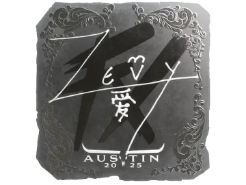Sticker | zevy (Foil) | Austin 2025