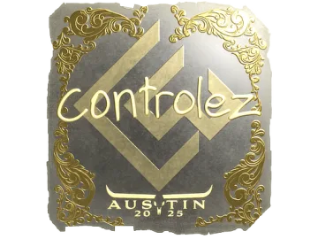 Sticker | controlez (Gold) | Austin 2025