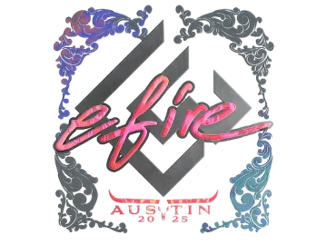 Sticker | efire (Holo) | Austin 2025