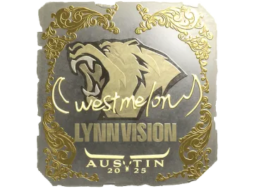 Sticker | westmelon (Gold) | Austin 2025