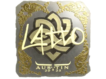 Sticker | latto (Gold) | Austin 2025