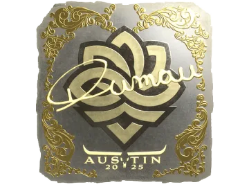 Sticker | dumau (Gold) | Austin 2025