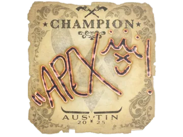 Sticker | apEX (Champion) | Austin 2025