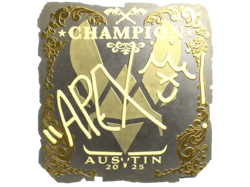 Sticker | apEX (Gold, Champion) | Austin 2025