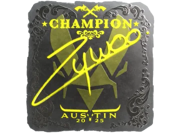 Sticker | ZywOo (Foil, Champion) | Austin 2025
