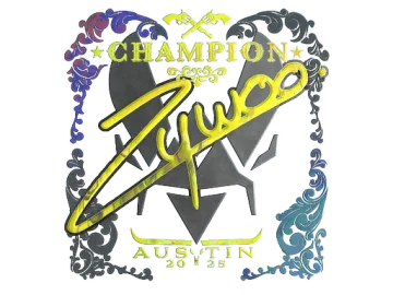 Sticker | ZywOo (Holo, Champion) | Austin 2025