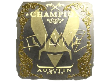 Sticker | FlameZ (Gold, Champion) | Austin 2025