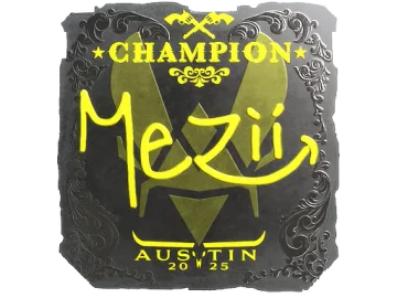 Sticker | mezii (Foil, Champion) | Austin 2025