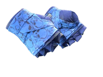 ★ Hand Wraps | Cobalt Skulls (Well-Worn)