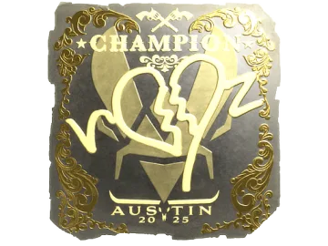 Sticker | ropz (Gold, Champion) | Austin 2025
