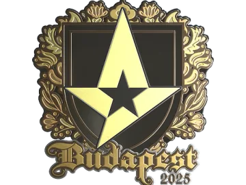 Sticker | Astralis (Gold) | Budapest 2025