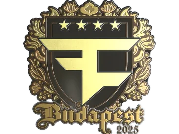 Sticker | FaZe Clan (Gold) | Budapest 2025