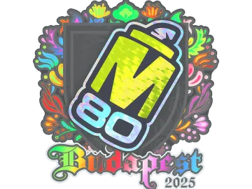 Sticker | M80 (Holo) | Budapest 2025