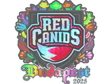 Sticker | RED Canids (Holo) | Budapest 2025