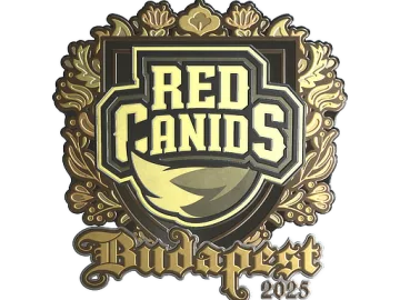 Sticker | RED Canids (Gold) | Budapest 2025