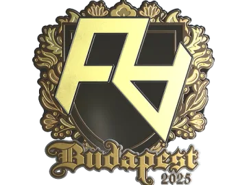 Sticker | Rare Atom (Gold) | Budapest 2025