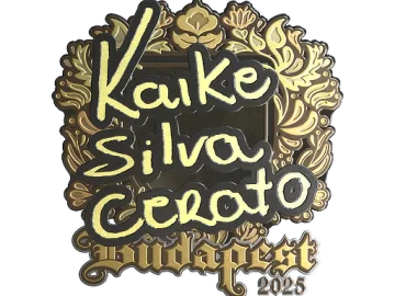 Sticker | KSCERATO (Gold) | Budapest 2025