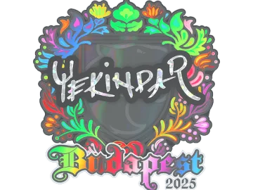 Sticker | YEKINDAR (Holo) | Budapest 2025