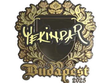 Sticker | YEKINDAR (Gold) | Budapest 2025
