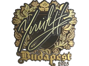 Sticker | yuurih (Gold) | Budapest 2025