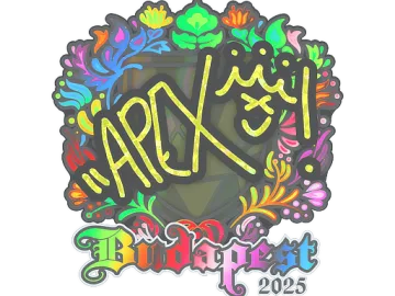 Sticker | apEX (Holo) | Budapest 2025