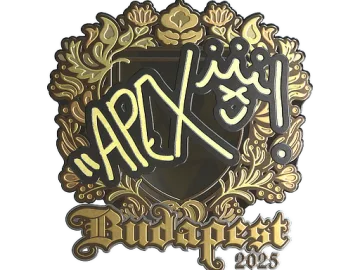 Sticker | apEX (Gold) | Budapest 2025