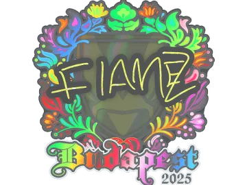 Sticker | FlameZ (Holo) | Budapest 2025