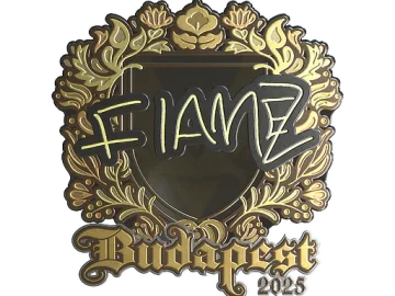 Sticker | FlameZ (Gold) | Budapest 2025