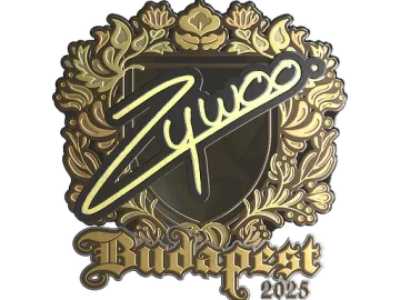 Sticker | ZywOo (Gold) | Budapest 2025