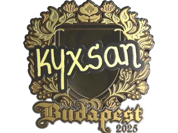 Sticker | kyxsan (Gold) | Budapest 2025