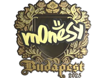 Sticker | m0NESY (Gold) | Budapest 2025