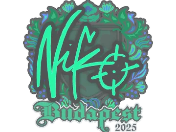 Sticker | NiKo | Budapest 2025