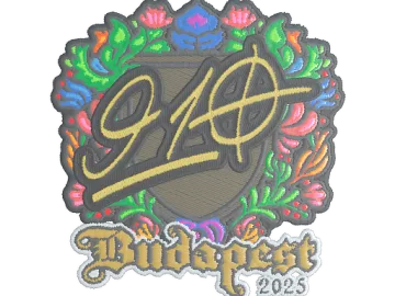 Sticker | 910 (Embroidered) | Budapest 2025