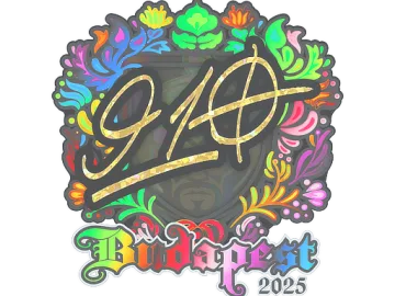 Sticker | 910 (Holo) | Budapest 2025