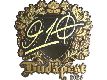 Sticker | 910 (Gold) | Budapest 2025