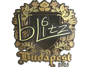 Sticker | bLitz (Gold) | Budapest 2025