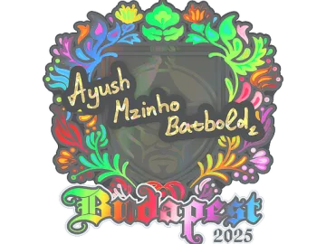 Sticker | mzinho (Holo) | Budapest 2025