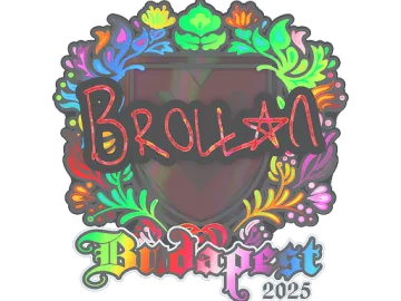 Sticker | Brollan (Holo) | Budapest 2025