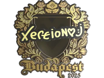 Sticker | xertioN (Gold) | Budapest 2025