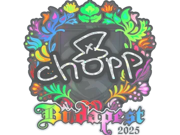 Sticker | chopper (Holo) | Budapest 2025