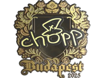 Sticker | chopper (Gold) | Budapest 2025