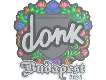 Sticker | donk (Embroidered) | Budapest 2025
