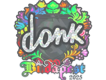 Sticker | donk (Holo) | Budapest 2025
