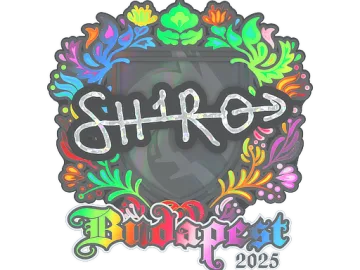 Sticker | sh1ro (Holo) | Budapest 2025