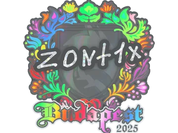 Sticker | zont1x (Holo) | Budapest 2025